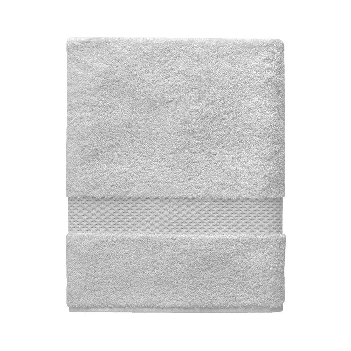 Yves Delorme Etoile Silver Light Grey Towels - Extra Plush and Soft Luxury Bath Linens - 100 Natural