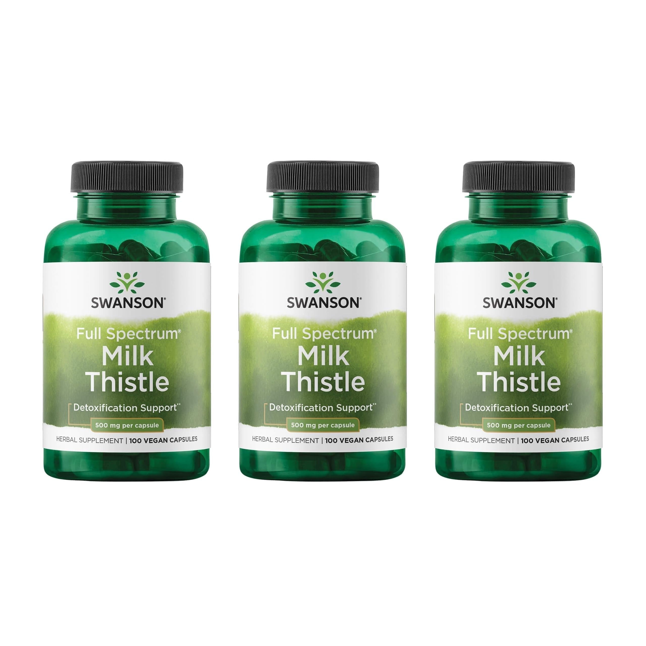 Swanson Full Spectrum Milk Thistle, 500 mg, 100 Vegan Capsules, 2 Pack — Amazon image 9