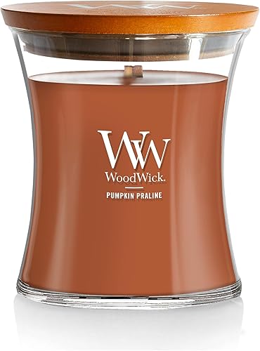 Vista 60 de WoodWick Cinnamon Chai - Vela de reloj de arena mediana, cera de mezcla de soja prémium con mecha de madera Pluswick Innovation