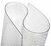Clear Carpet Runner, USA Made, Safe, 30 x 84 Inch, 2mm Thick Cleated Vinyl, Plastic Carpet Cover for Hallway Floor, Carpet Runner Clear Plastic for Throw Rug