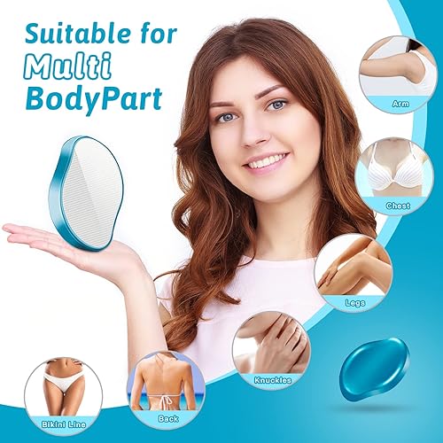 Miniatura 3 de Borrador de pelo de cristal, borrador mágico para mujeres y hombres, removedor de pelo de cristal, exfoliación sin dolor, herramienta de eliminación
