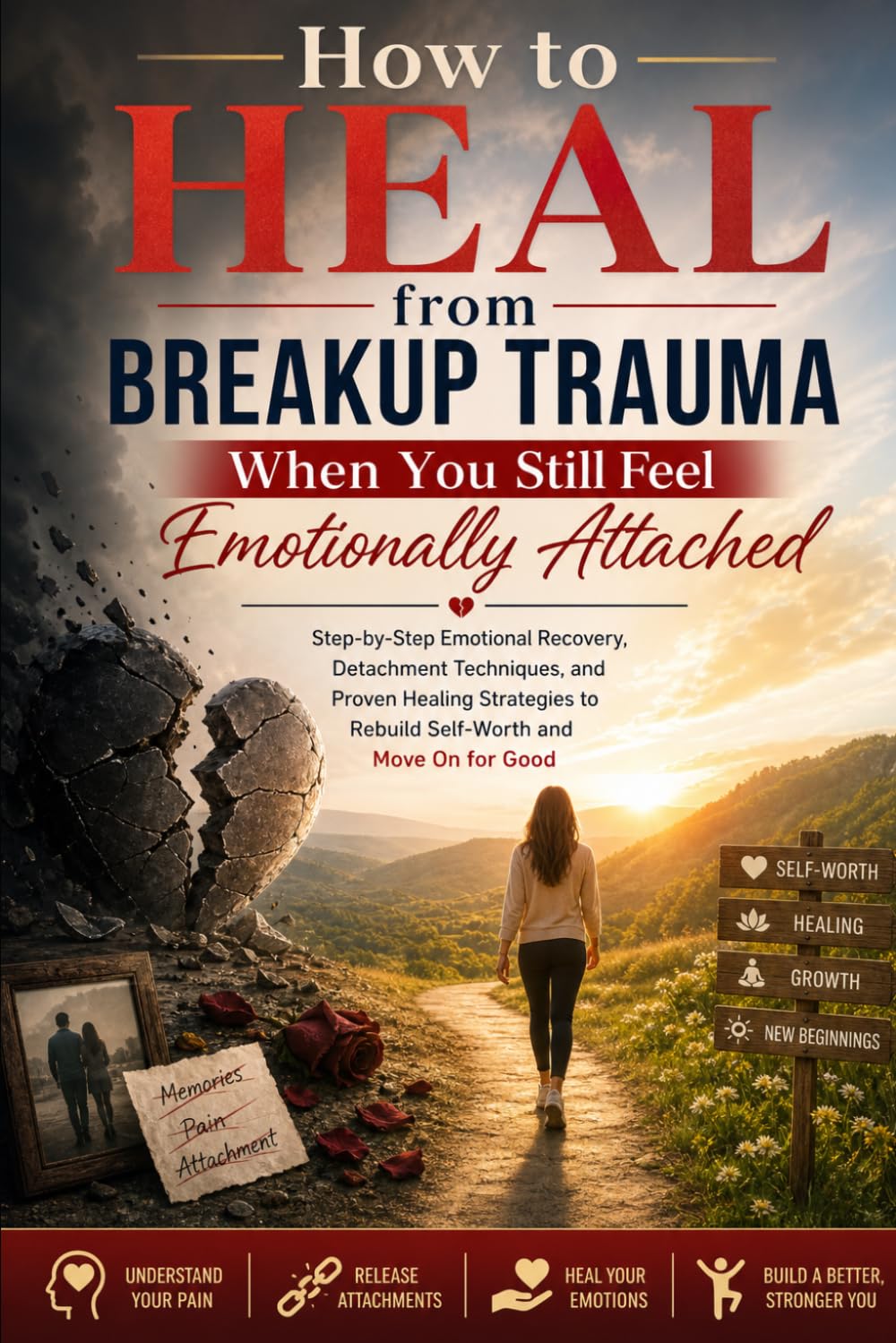 How to Heal from Breakup Trauma When You Still Feel Emotionally Attached: Step-by-Step Emotional Recovery, Detachment Techniques, and Proven Healing Strategies to Rebuild Self-Worth and Move On