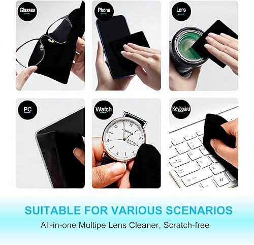 Miniatura 4 de Paquete de 2 paños de limpieza de microfibra para pantalla de MacBook Air/MacBook Pro de 15" y 16", protección contra marcas de teclado en pantalla