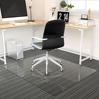Tempered Glass Floor Mat for Office Chair