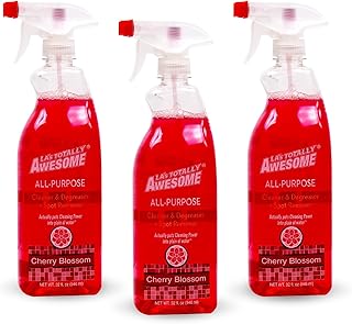 All-Purpose Cleaner Spray, Cherry Blossom, Plant-Based and Biodegradable Formula Perfect for Most Counters, Sinks, Appliances and More, 32 Fl Oz, (Pack of 3)