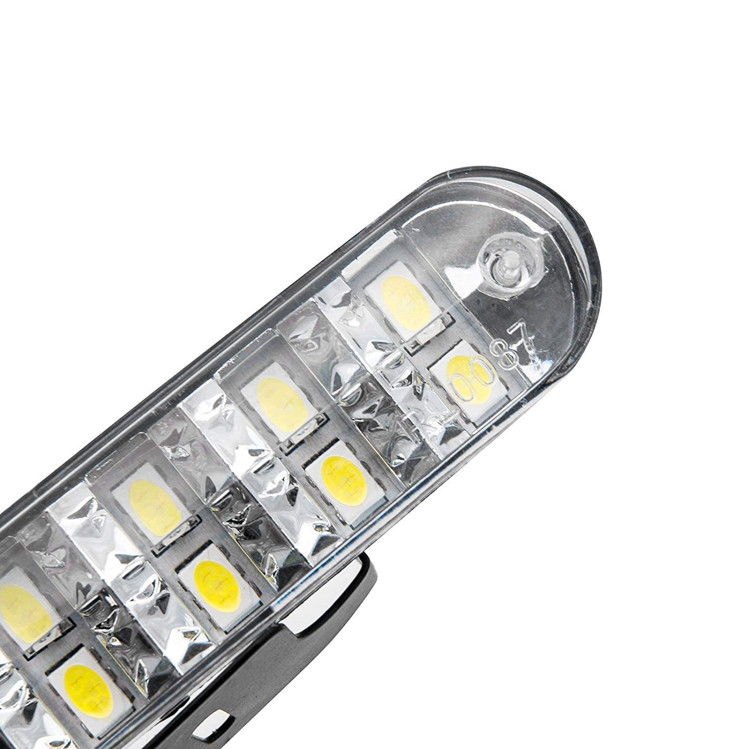 Feux de circulation diurnes – HugeAuto 2 x 30 LED pour voiture camion feux de circulation diurnes DRL clignotants antibrouillard