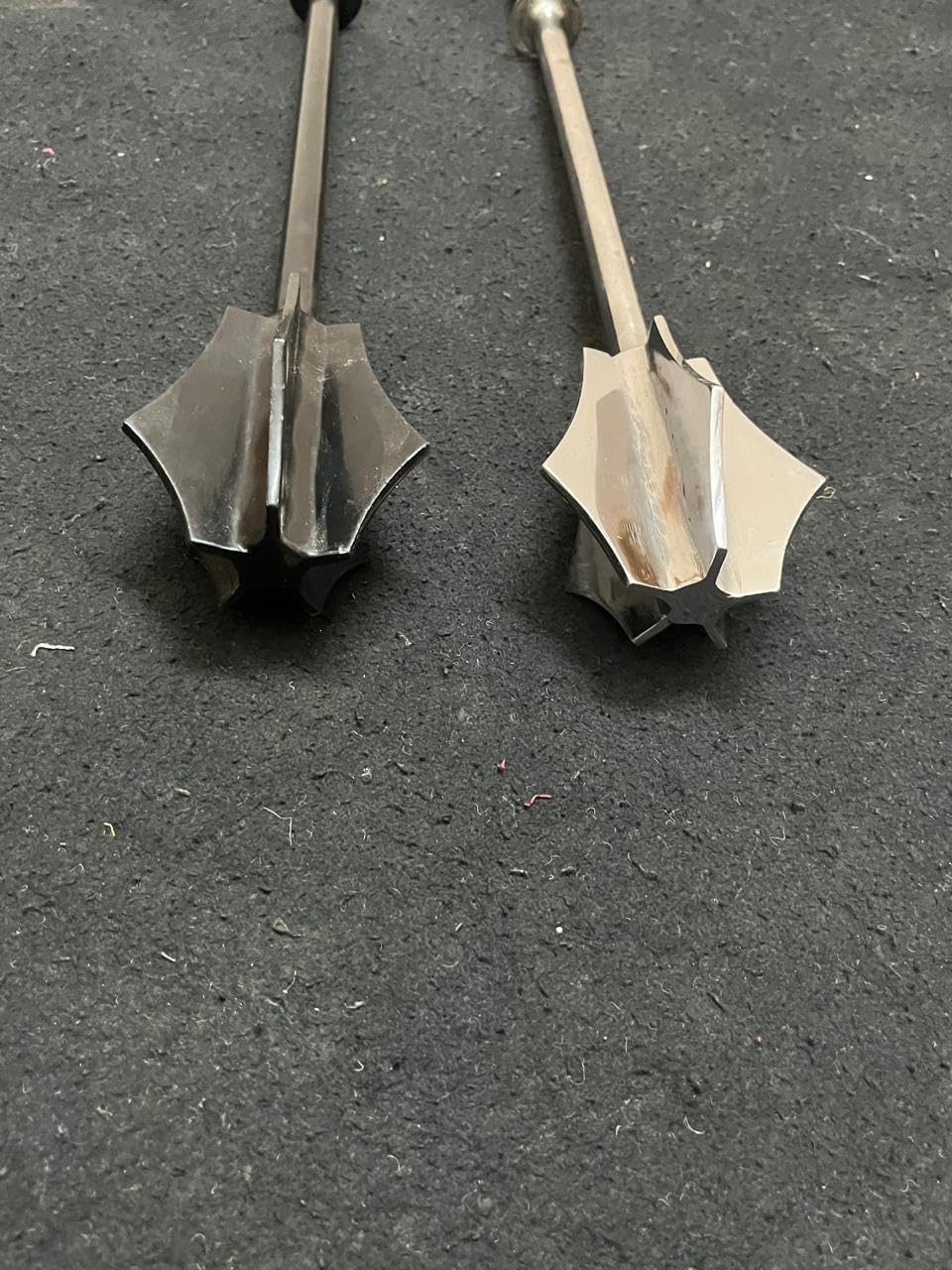 Medieval Mace Replica – Hand-Forged Steel with Leather Grip & Wrist Strap – Great for LARP, Cosplay, Training