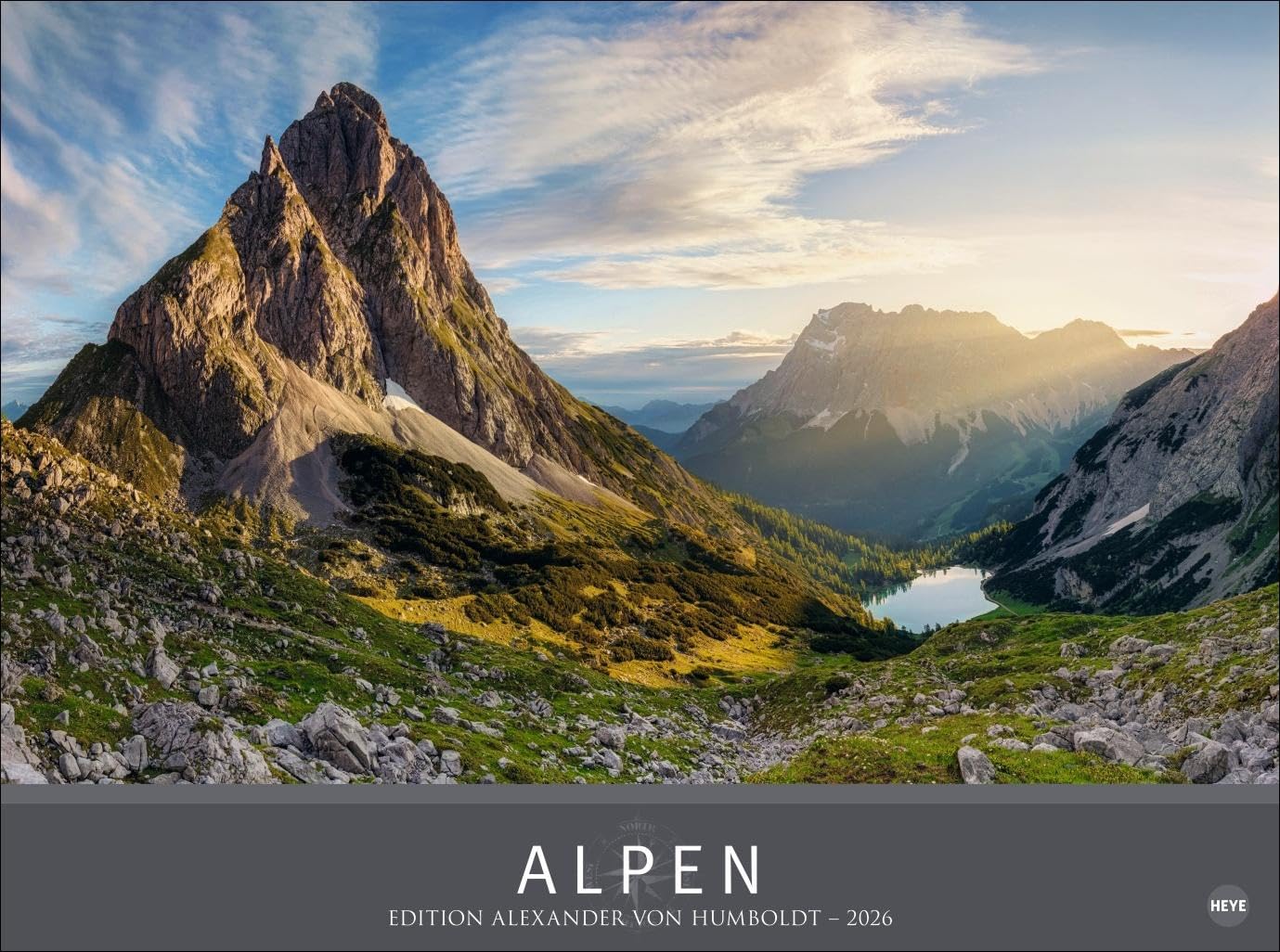 Alpen - Edition Alexander von Humboldt Kalender 2026: Alexander von Humboldt-Reihe. Hochwertiger Foto-Wandkalender mit atemberaubenden Landschafts-Fotos. Foto-Kalender XXL. Querformat.