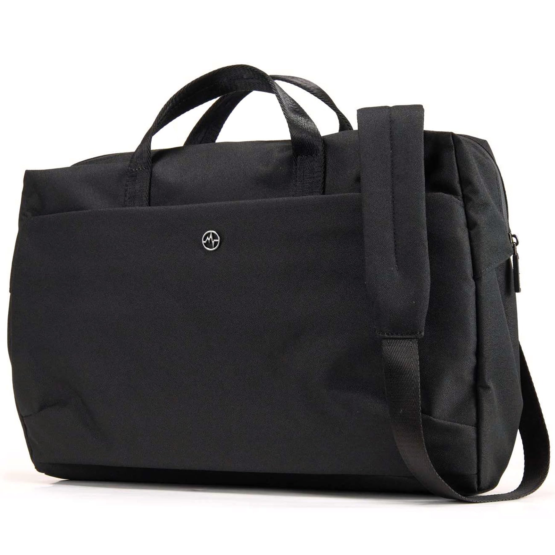 Flyook 15.6 Inch Laptop Shoulder Bag, Water-Repellent Computer Briefcase for Women, Suitable for Work, Business, and Travel, with Organizer Pocket. (Black, 16 Inches)