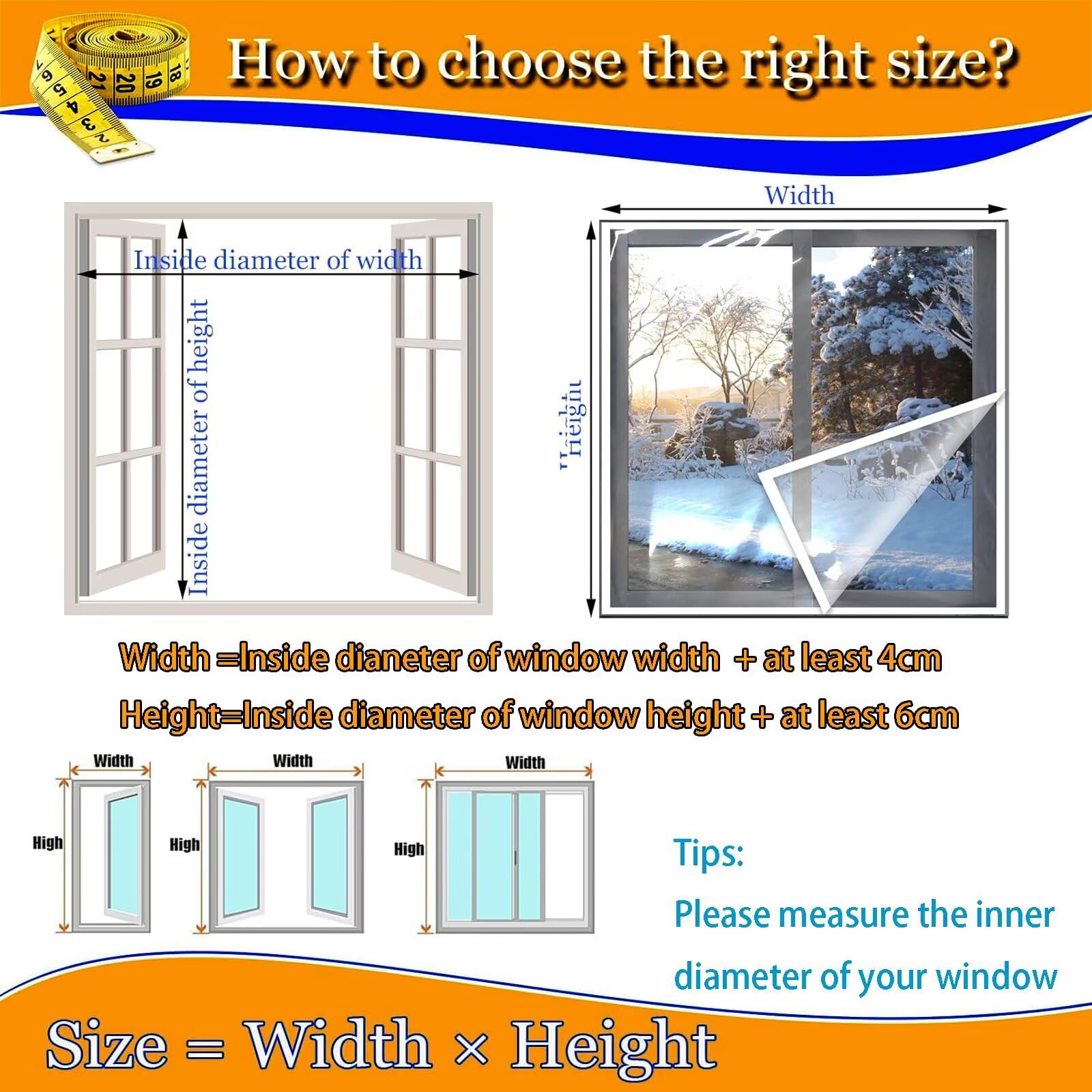 Thermo Cover Fenster 110x190cm Weiß Im Winter Effektiv Verhindern,Dass Kalte Luft In Den Raum Gelangt,Den Raum Warm Halten Und Energie