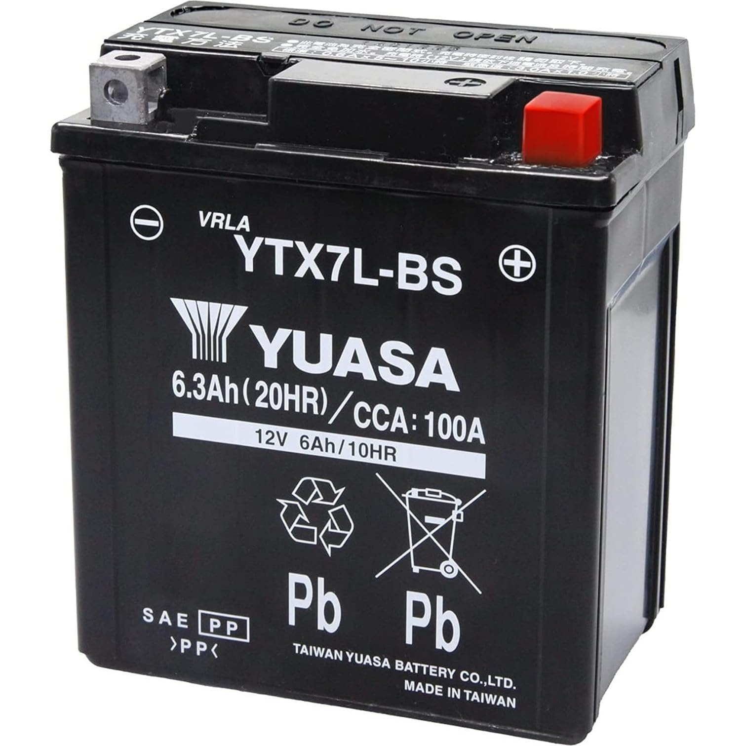 台湾ユアサ YTX7L-BS シールド型 AGM バイク用バッテリー (TAIW…