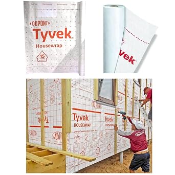 DuPont Tyvek Housewrap 1.4m x 100m Vapour Permeable Wall Membrane UK