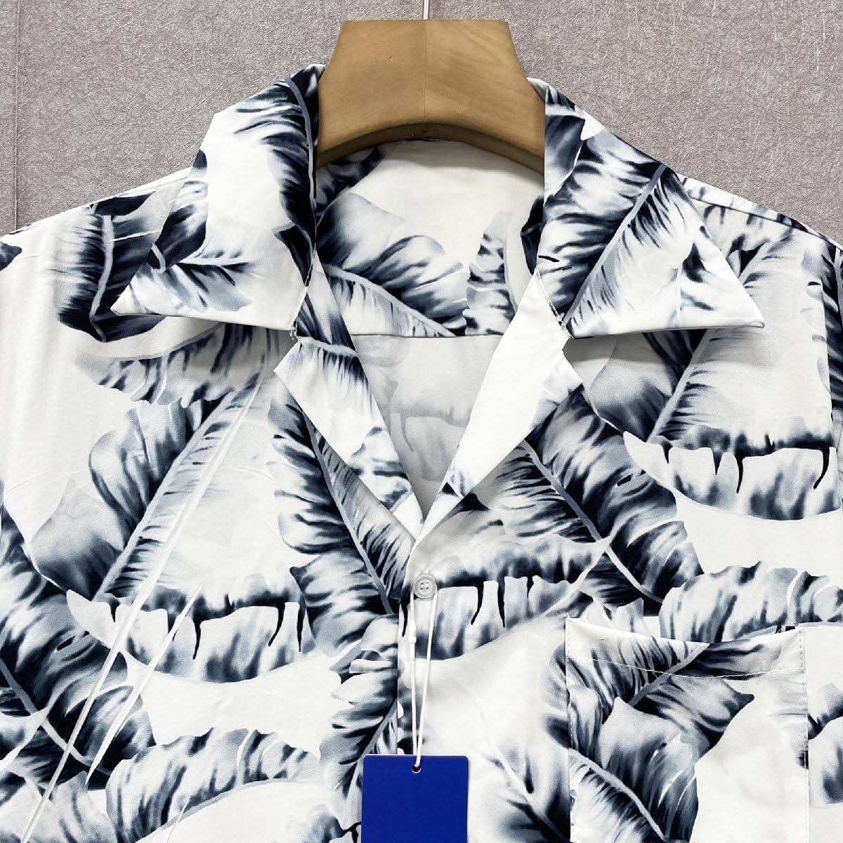 ❤エスニック シャツ 半袖 男女共用 イタリアシルク 新品 タイ製7/4 