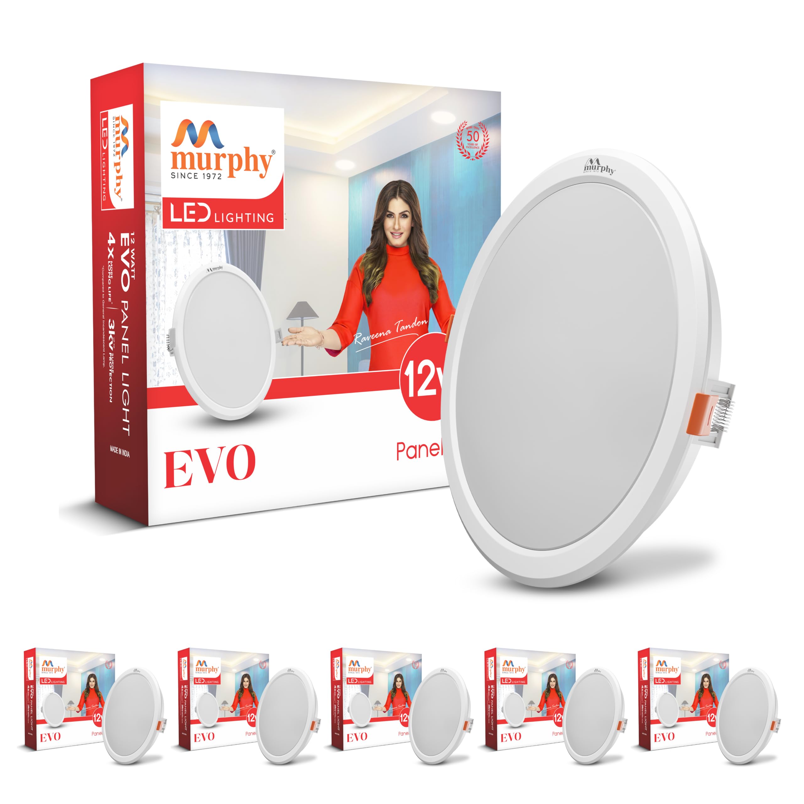 Murphy EVO LED Panel Light - Cool White, 1000 Lumens -27