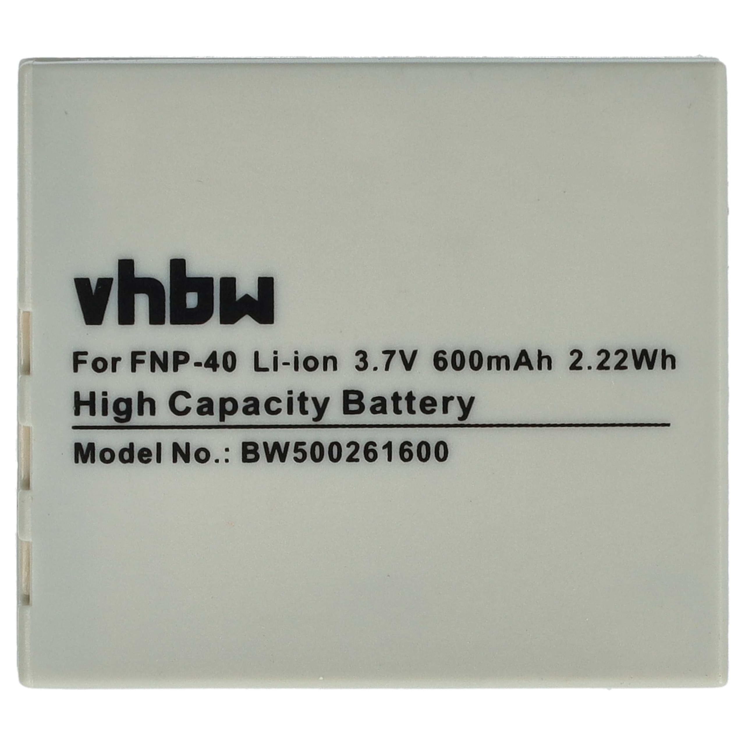 vhbw 3x batteria compatibile con Akai IX8630 fotocamera (500mAh, 3,6V, Li- Ion