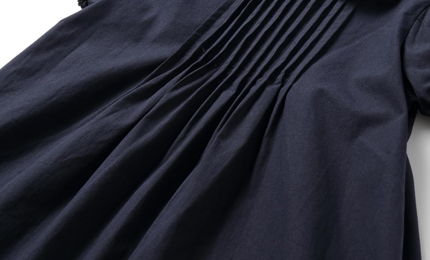 Mud Kingdom Girl Peter Pan Collar Dress Short Puff Sleeve School Uniform Summer Casual - Image 6