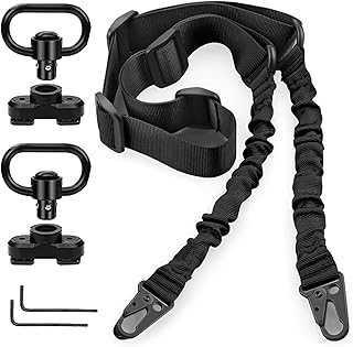 Sling Swiels Mount Set, 1.25 Inch Metal Sling Mount Attachments Set for Two Point Traditional Sling
