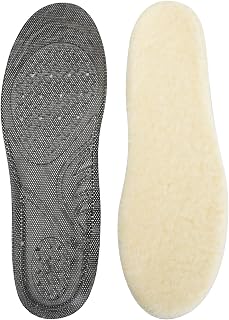 Sheepskin Replacement Insoles -Cozy & Fluffy Premium Sheepskin Insoles Fleece Inserts