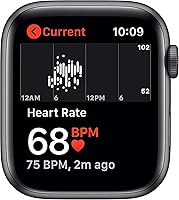 Vista 4 de Apple Watch SE (GPS + 40 mm) - Carcasa de aluminio plateado con banda deportiva blanca (renovada)