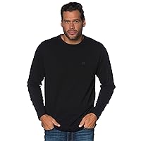JP 1880 Langarmshirt Maglia a Maniche Lunghe, Nero (Schwarz 10)