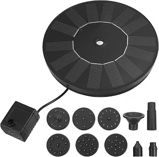 Floating Fountain Water Pump, 1.7w Black Monocrystalline