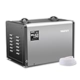 Yaufey 158 Pints Commercial Dehumidifier with Pump and Drain Hose for Crawlspace, Basements, Industrial Space, large room for Space up to 7500 Sq. Ft. - Auto Defrost, 5-Year Quality Coverage
