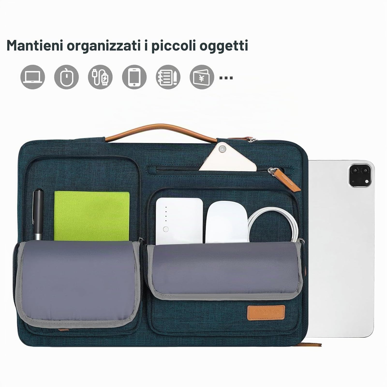 Custodia per tablet da 9 11 da 12,9 pollici per iPad A16 2025 Air 11 13 pollici M3 M2 Pro 11 13 M4 iPad 10/9/8/7th Custodia da trasporto 7 Custodia per tablet da 9 11 da 12,9 pollici per iPad A16 2025 Air 11 13 pollici M3 M2 Pro 11 13 M4 iPad 10/9/8/7th Custodia da trasporto 7