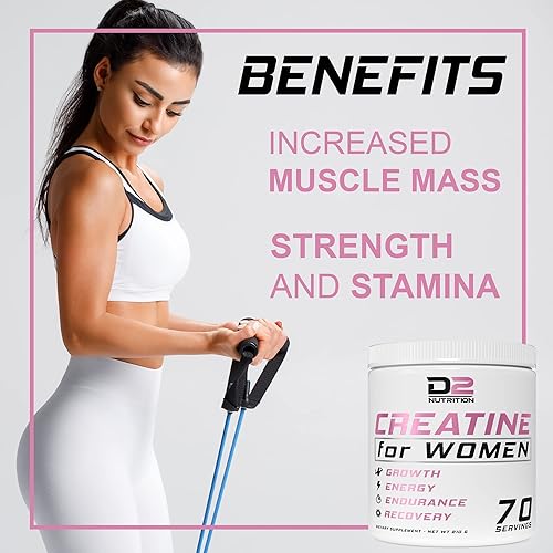 Miniatura 3 de D2 Nutrition Creatina para mujer - Creatina - 70 porciones