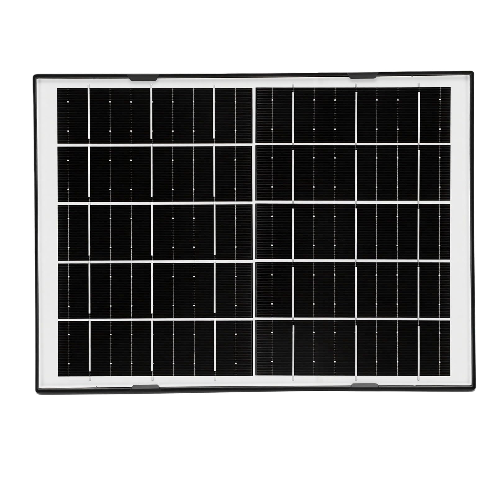 Denash Pannello Solare USB C 4W con Batteria 15000mAh per Esterno (BLACK)