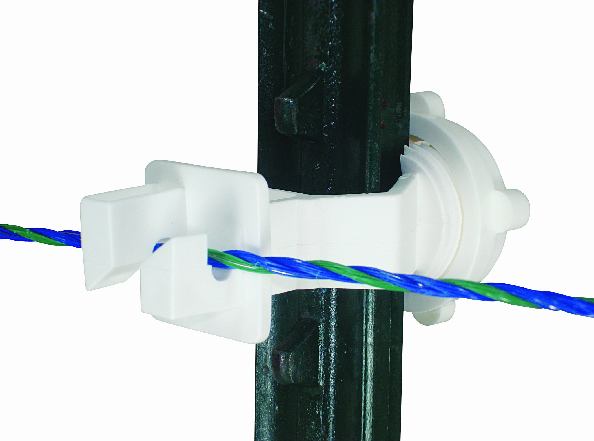 Field GuardianT-Post W-Style Polywire Insulator, White