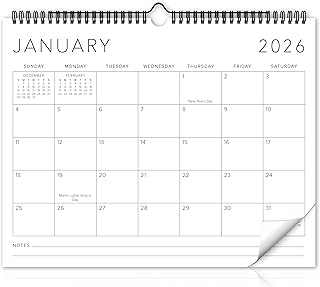 Beautiful 2026 Wall Calendar - Runs from January 2026 until July 2027 - Large 14.5" x 11.5" Office Wall Calendar for Easy ...