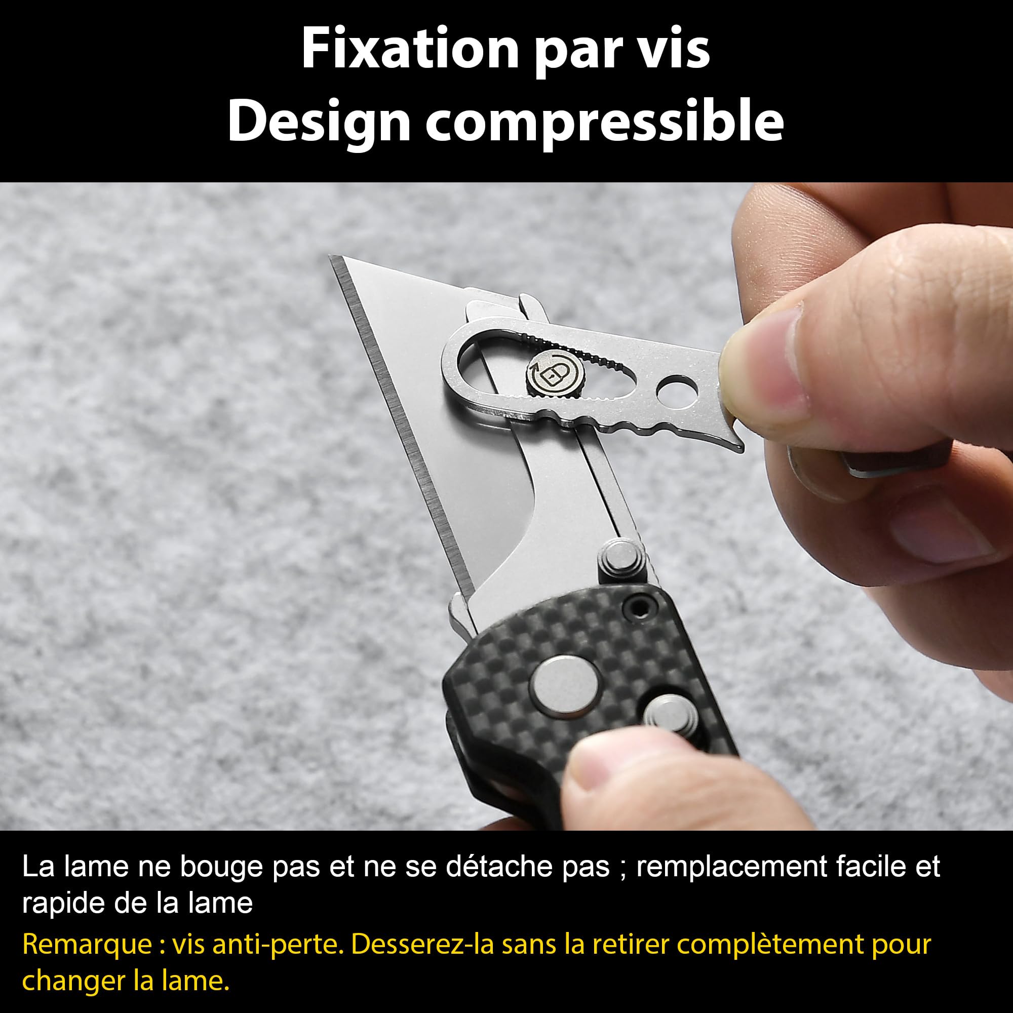 OKNIFE U1 Pro Cutter Pliable Multitool, Lame Changement Rapide