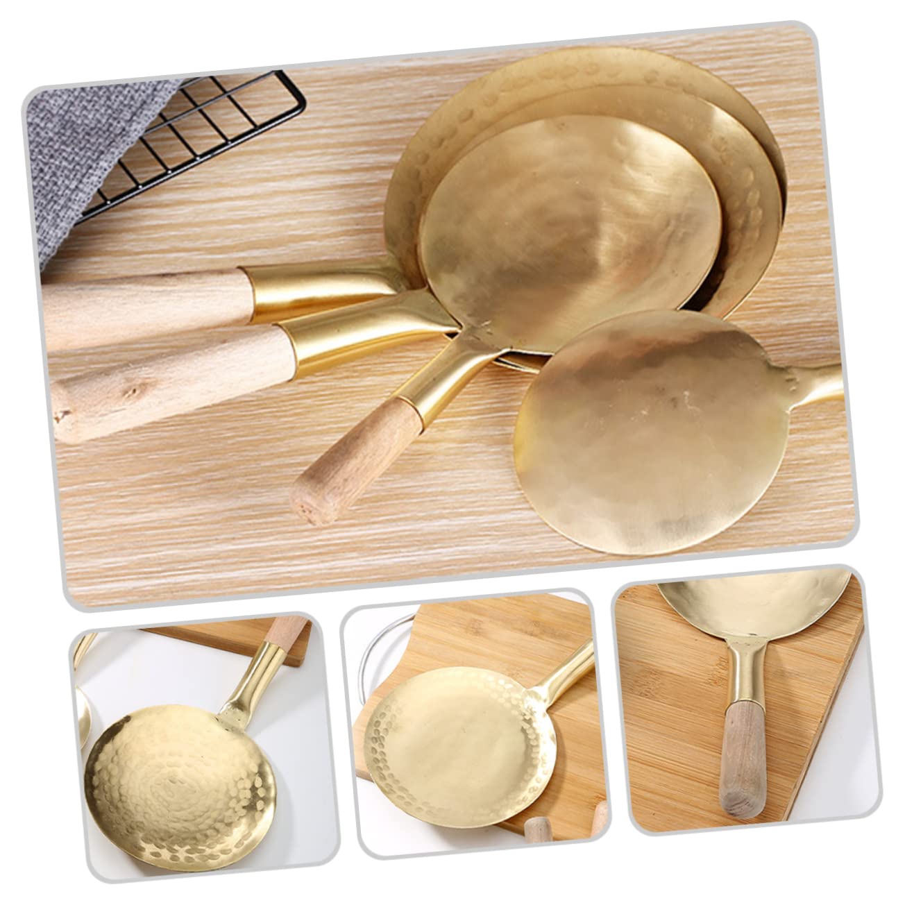 STOBAZA Handheld Tofu Spoon Non Skid Grip Kitchen Gadget for Serving Rice Tofu Water Multi Use Food Scoop Ergonomic Design Kitchen Tool