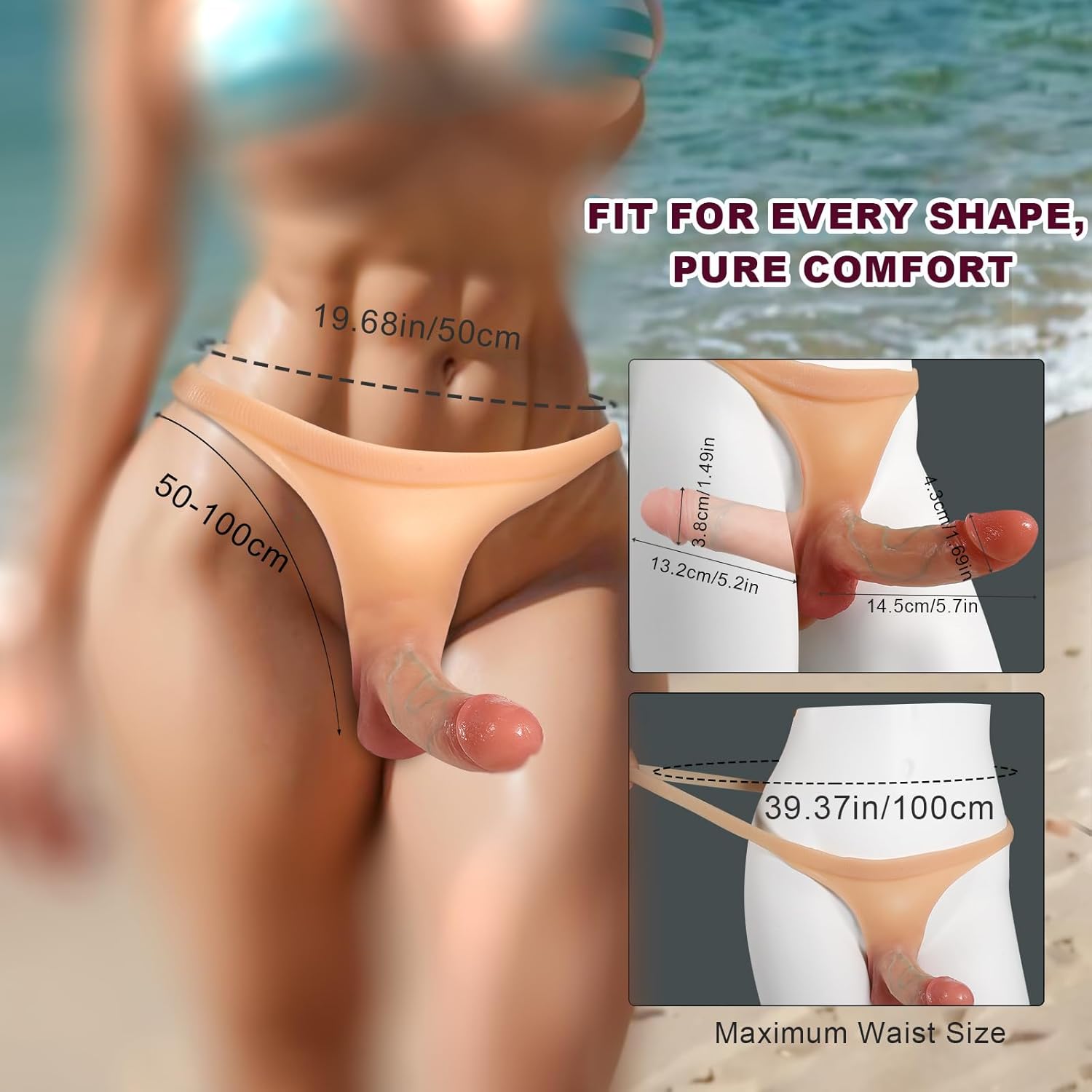 Strap On Dildo Set Women Sex Toys,Double Ended Dildo Silicone Dildos Hands Free Masturbators, Strap On Harness Anal Dildos Female Sex Toys Adult Toys for Women