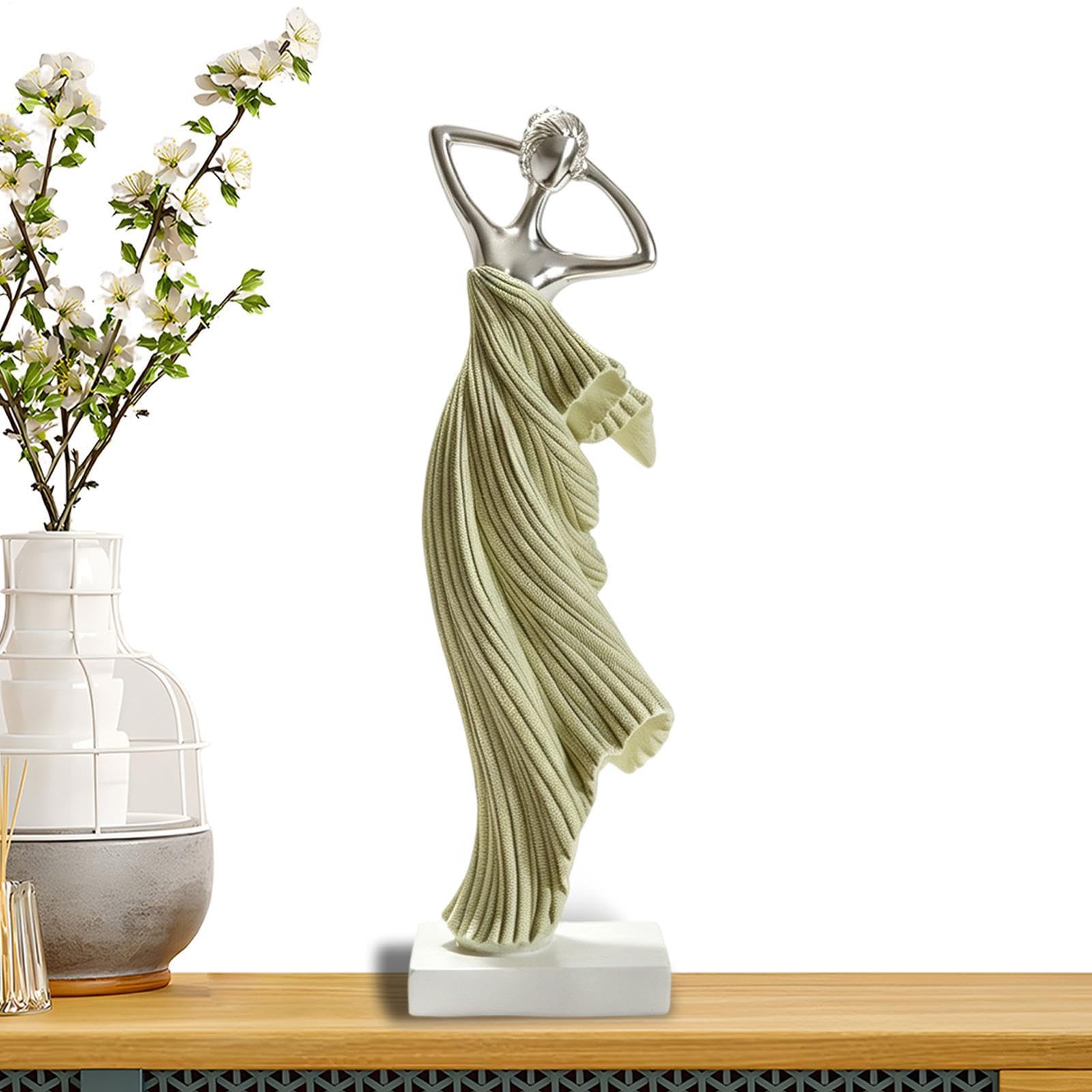Figura de Bailarina Abstracta Escultura De Resina Artística Estética Para
