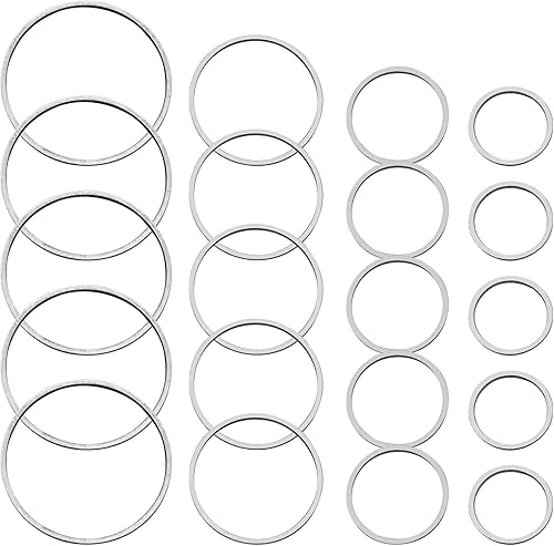 Miniatura 8 de 70 Uds., aretes de aro con cuentas, aretes redondos redondos, bisel abierto, marco colgante para fabricación de joyas