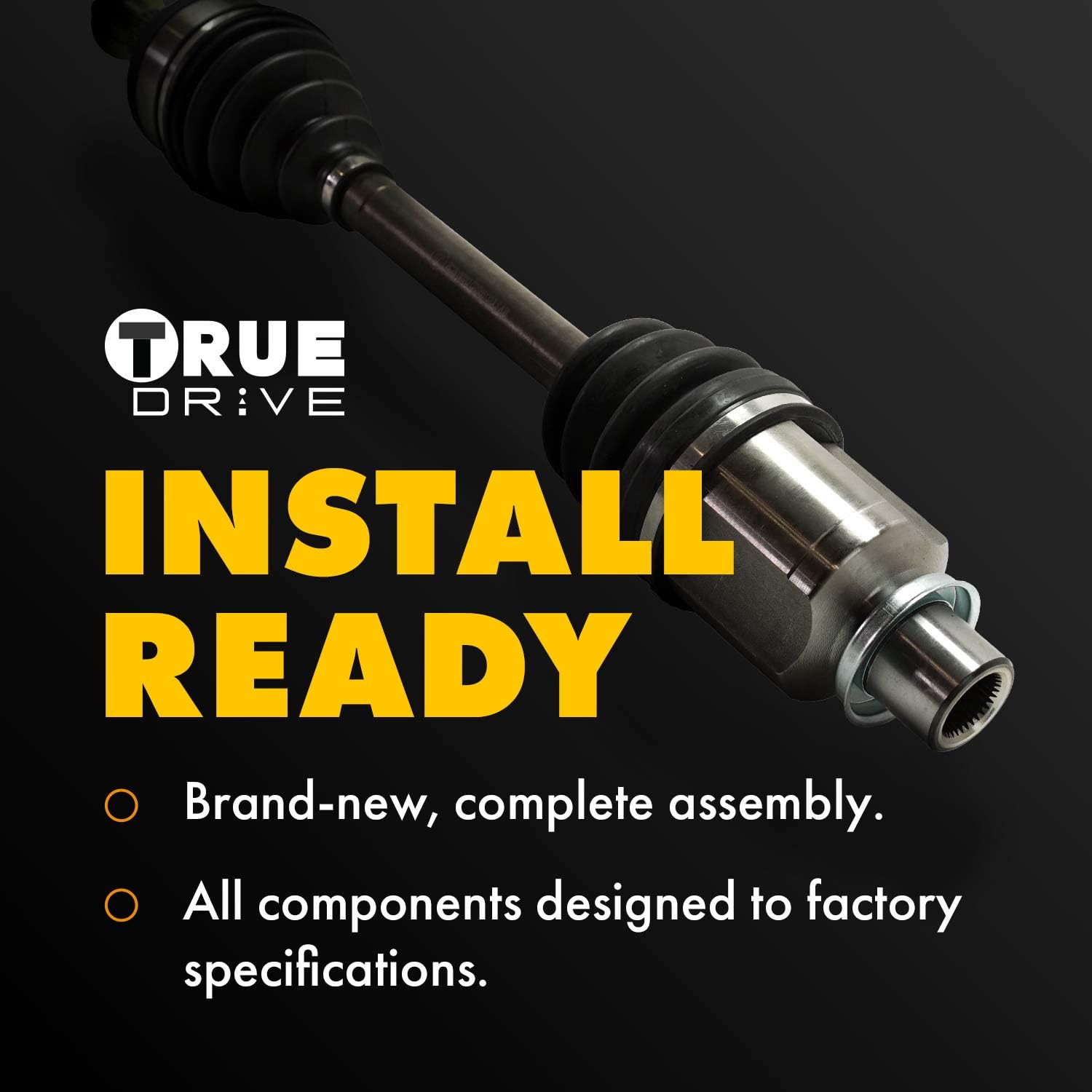 Garage-Pro Front, Driver or Passenger Side Axle Assembly Compatible with 1993-1998 Toyota T100