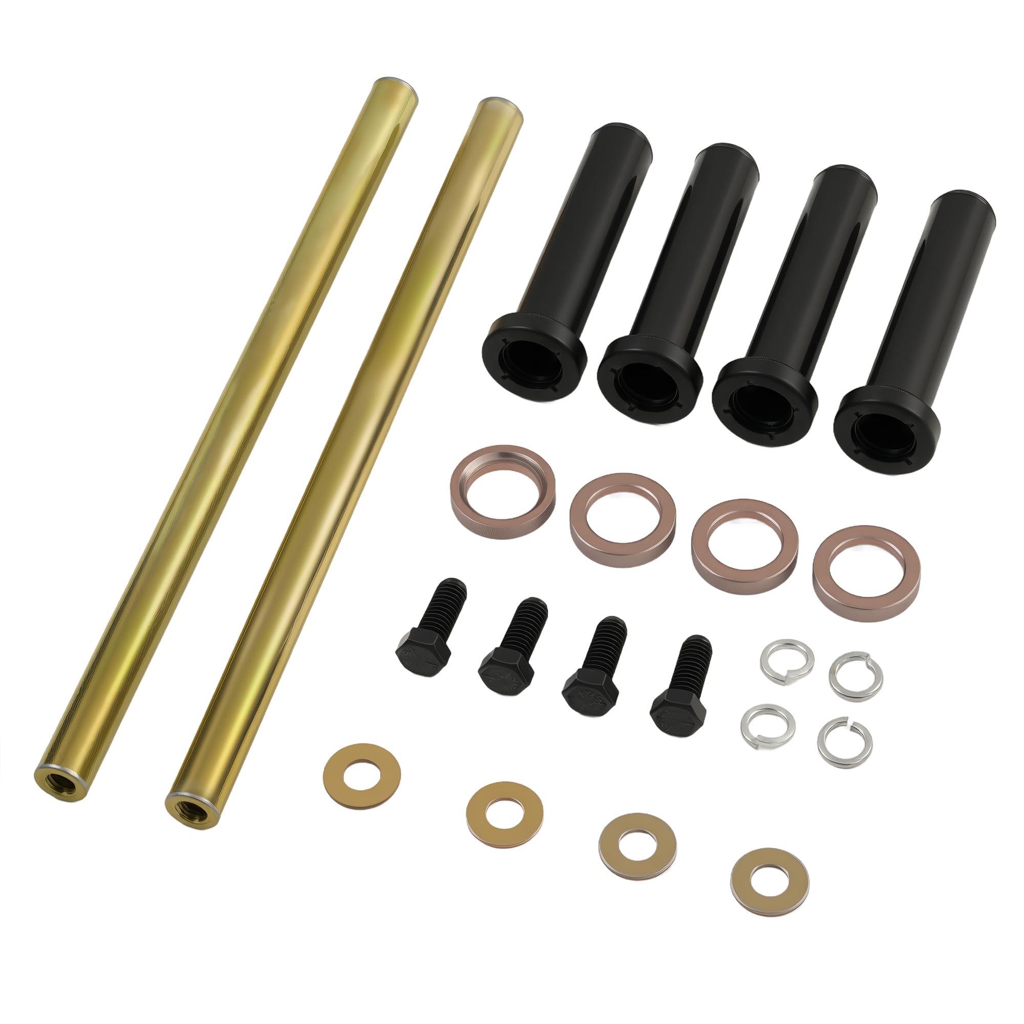 Royal Sun Zestaw tulei przedniego dolnego ramienia A-ARM 7501093 dla Polaris Sportsman 400 500 570 600 700 800, Trail Blazer 250 330 400, itp. Tuleje amortyzujące przednie dolne ramię A