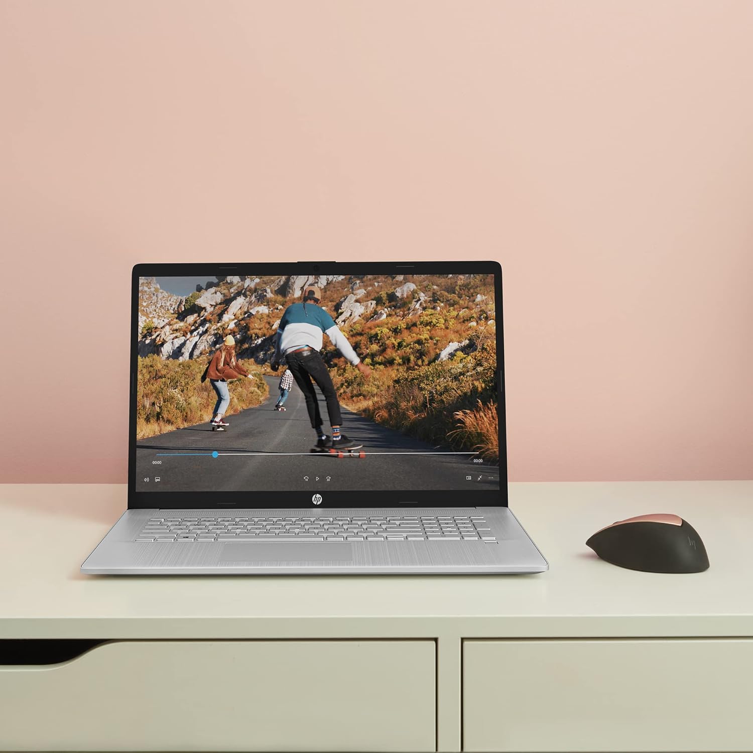 HP 2025 17-inch Laptop Computer, Intel 8-Core i3-N305, 17.3" HD+ Display, Windows 11 Pro, 32GB RAM, 1TB SSD, Wi-Fi 6, Numeric keypad, HDMI, for Business & Student, w/BWE Accessories