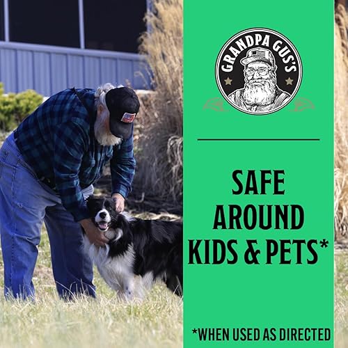 Miniatura 8 de Grandpa Gus's Natural Advanced - Concentrado para matar plagas, activos a base de plantas, mata rápidamente 46 especies de insectos, uso en