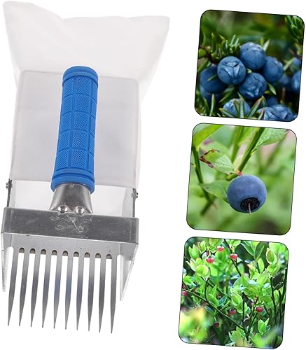 Miniatura 6 de Herramientas de recolección de arándanos lingonberries Picker Huckleberry Picking Scoop Berry Cosechadora Cesta Herramientas para el hogar