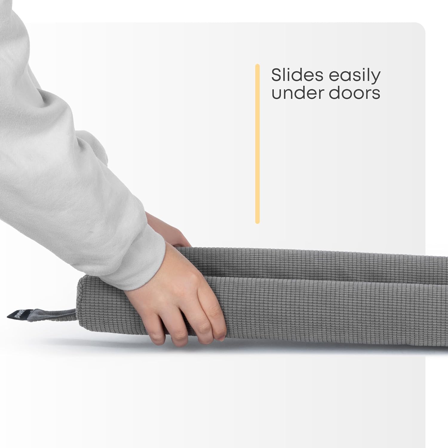 Interior Door Draught Excluder - 80cm Double-Sided Door Draft Stopper, Noise & Cold Air Blocker Door Draft Guard (2)