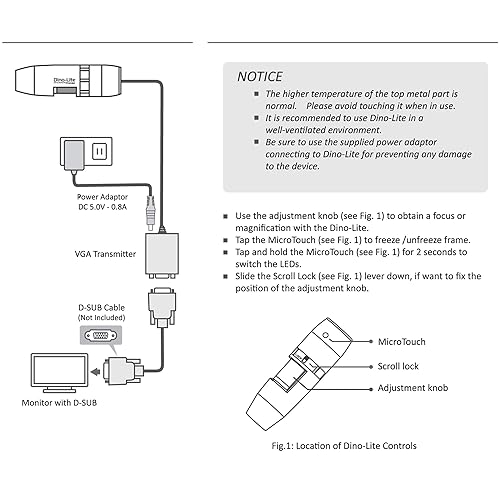Miniatura 7 de dino-lite Premier am4116ztl 10x  92x polarizante VGA LWD