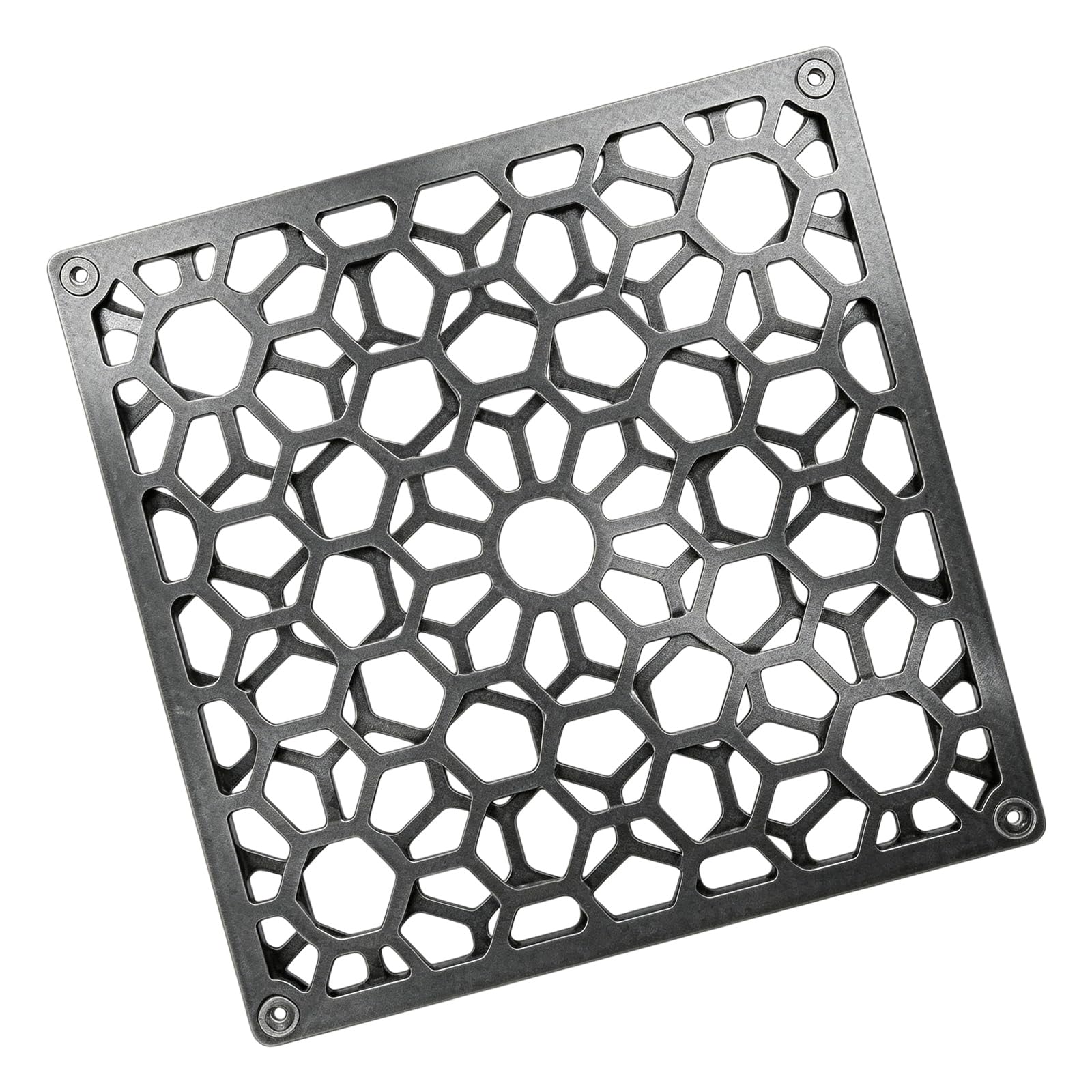 Mllepjdh Multicolor Metal Heat Insulation Pad Double Layer Hollow Metal Tableware Mat Square Coasters For Hot Beverages And Food For Outdoor Camping Hiking