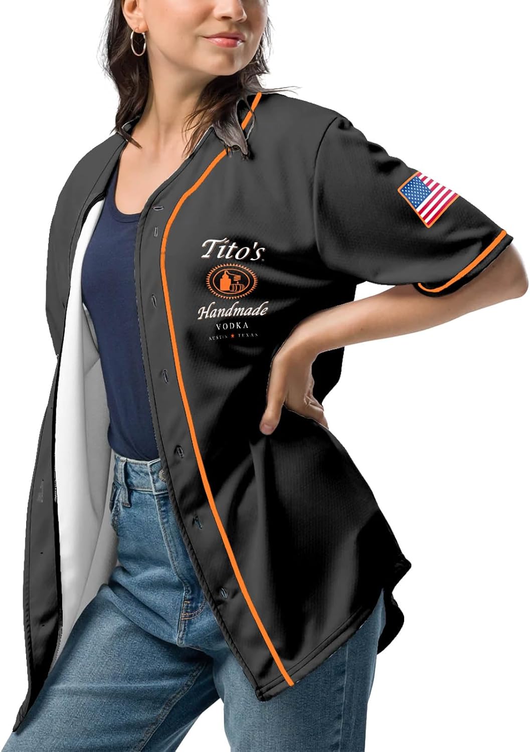 Alcohol Baseball Jersey, Mens Drinking Jersey Short Sleeve, Casual Shirt for Liquor Lover