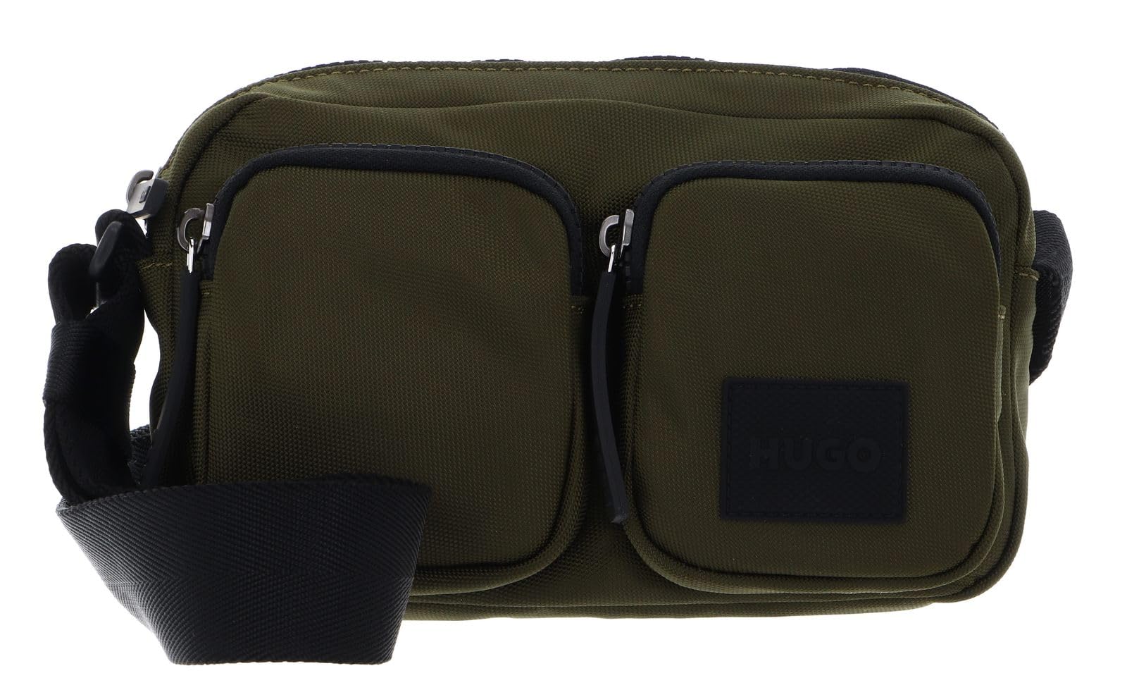 HUGO Men's Ethon 3.0 Ew Pocket Crossbody Bag, Open Green, One Size