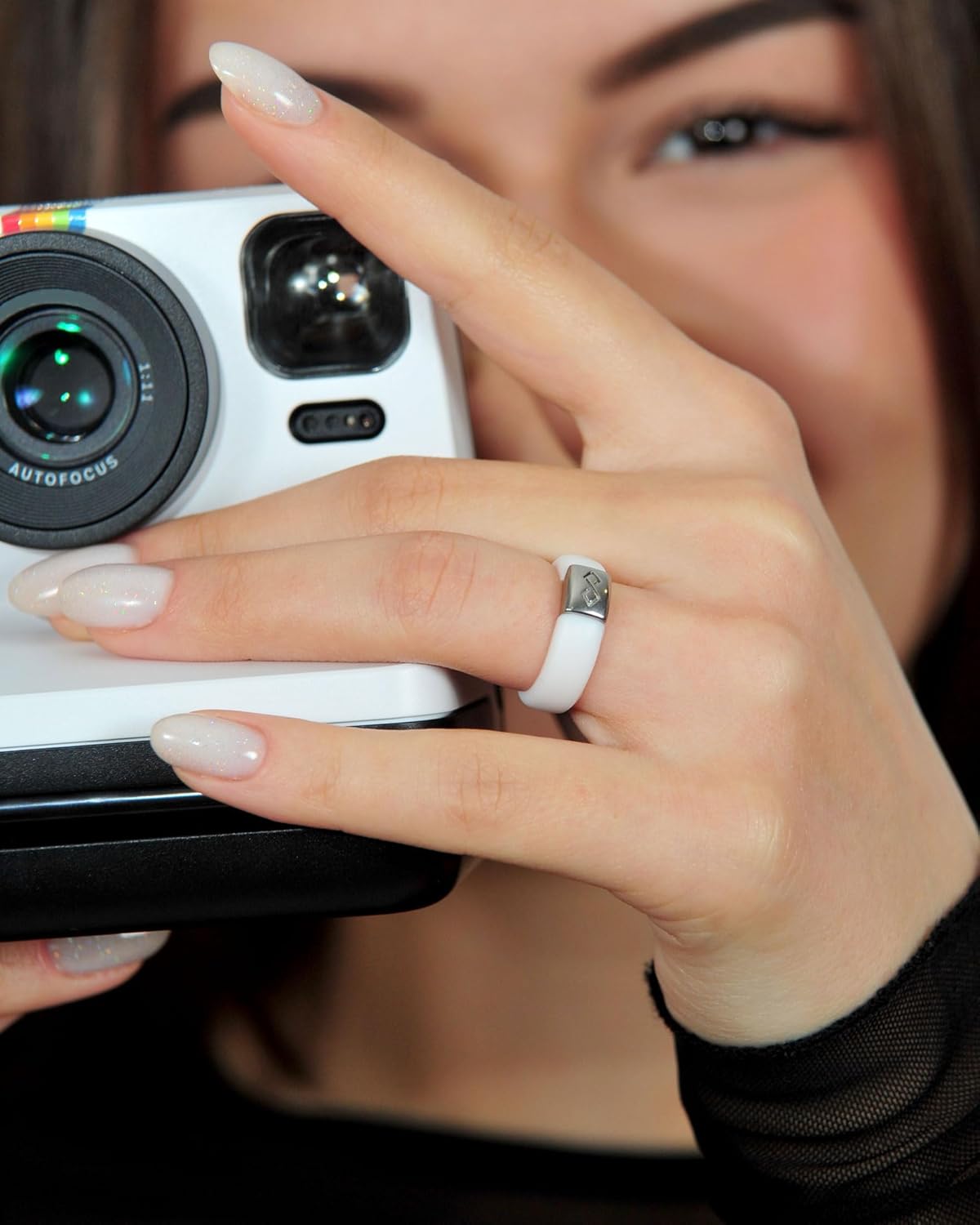 Rinfit Silicone Rings for Women 6mm Wide & Men 7mm Wide, 2mm Thick - Silicone Wedding Bands- Infinity Ring with Metal Plate - Patented Design - Image 4