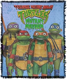 LOGOVISION Teenage Mutant Ninja Turtles: Mutant Mayhem Blanket, 50