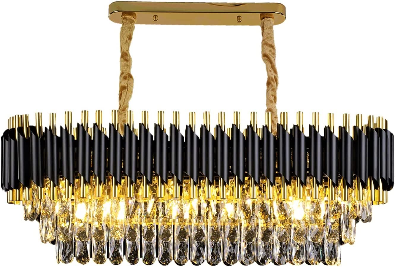 See full amazon price history chart for FLOSTON Modern Crystal Chandeliers Black Gold K9 Crystal 3 Tier Round Oval Crystal Chandelier Ceiling Light Fixture for Living Room and Hallway 800x300… FLOSTON Modern Crystal Chandeliers Black Gold K9 Crystal 3 Tier Round Oval Crystal Chandelier Ceiling Light Fixture for Living Room and Hallway 800x300… (B0C61TVXLY) Amazon Price History, Amazon Price Tracker