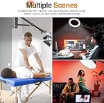 Ring Light Wall Mount- 41.7in/106cm, Adjustable Wall Mount Triangle Boom Arm with 180° Flexible Rotation, for Photography Strobe Light, Monolight, Softbox, Reflector, Studio Video Light